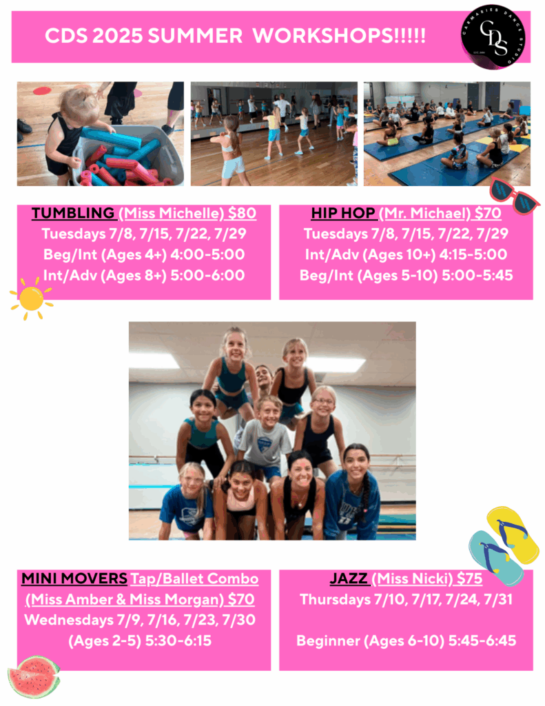 2025 Summer Workshop Flyer